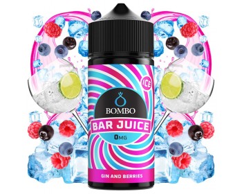 Gin & Berries Ice 100ml - Bar Juice by Bombo