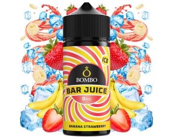 Banana Strawberry Ice 100ml - Bar Juice by Bombo