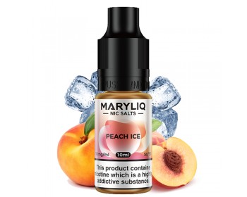 Peach Ice 10ml - Maryliq Nic Salts by Lost Mary